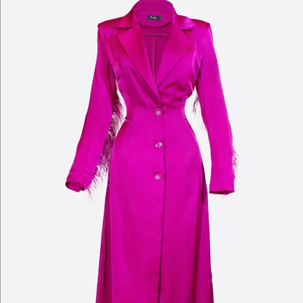 Satin Pink 2 Piece Set